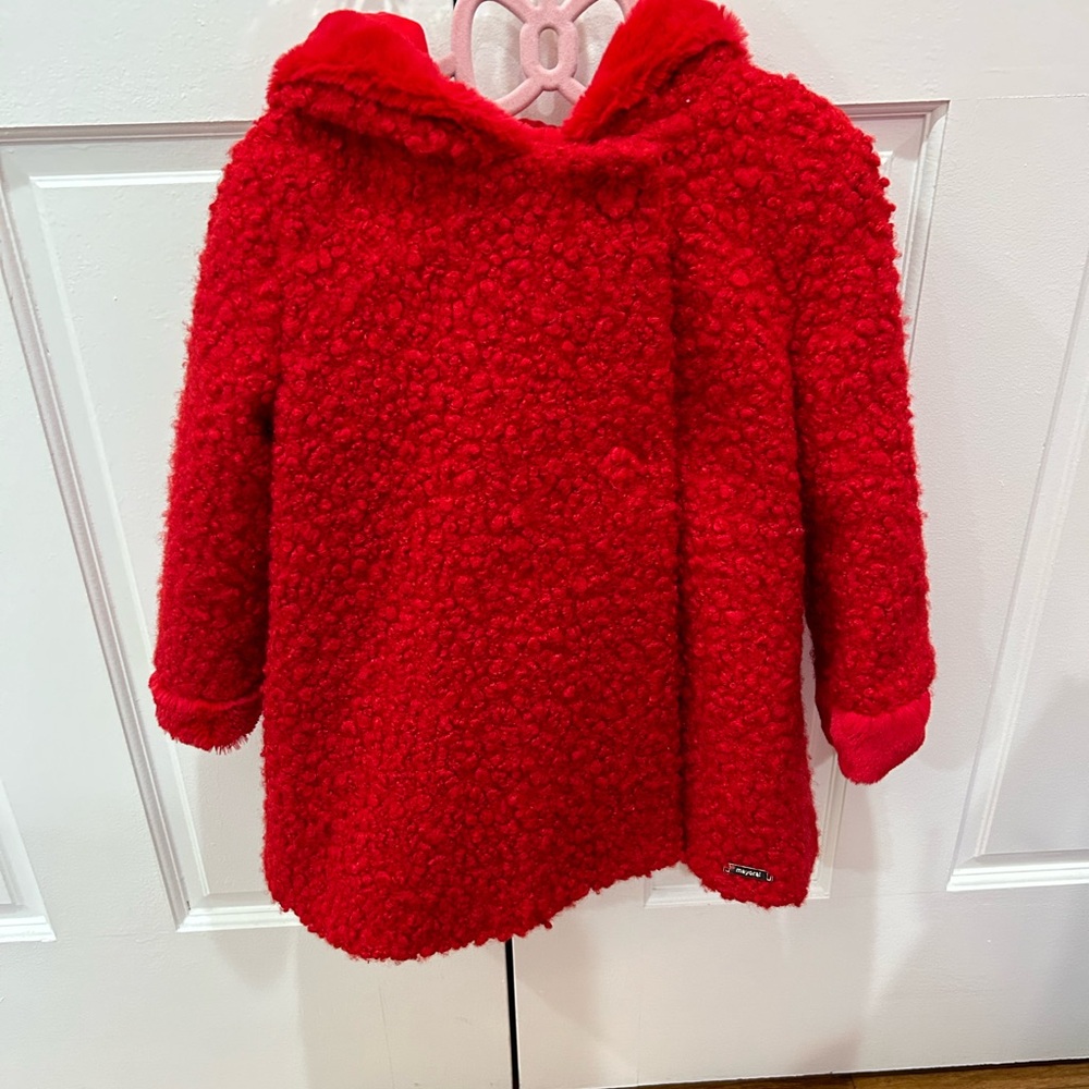 Mayoral coat for little girls. Size 36 mo